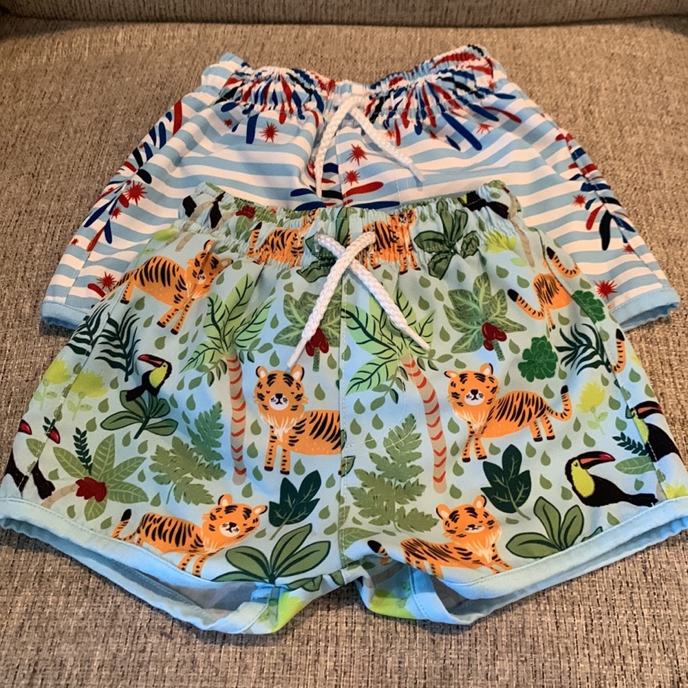 Millie and Max toddler bathing suits - 2 pack - size 18M